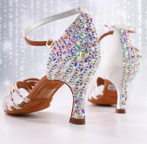 Hot Pink Ballroom Dance Shoes Latin Salsa Dancing Shoes for Women